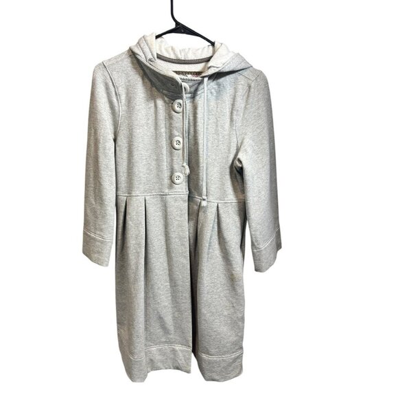 Old Navy Babydoll Hooded Light Grey Sweater - Picture 1 of 7